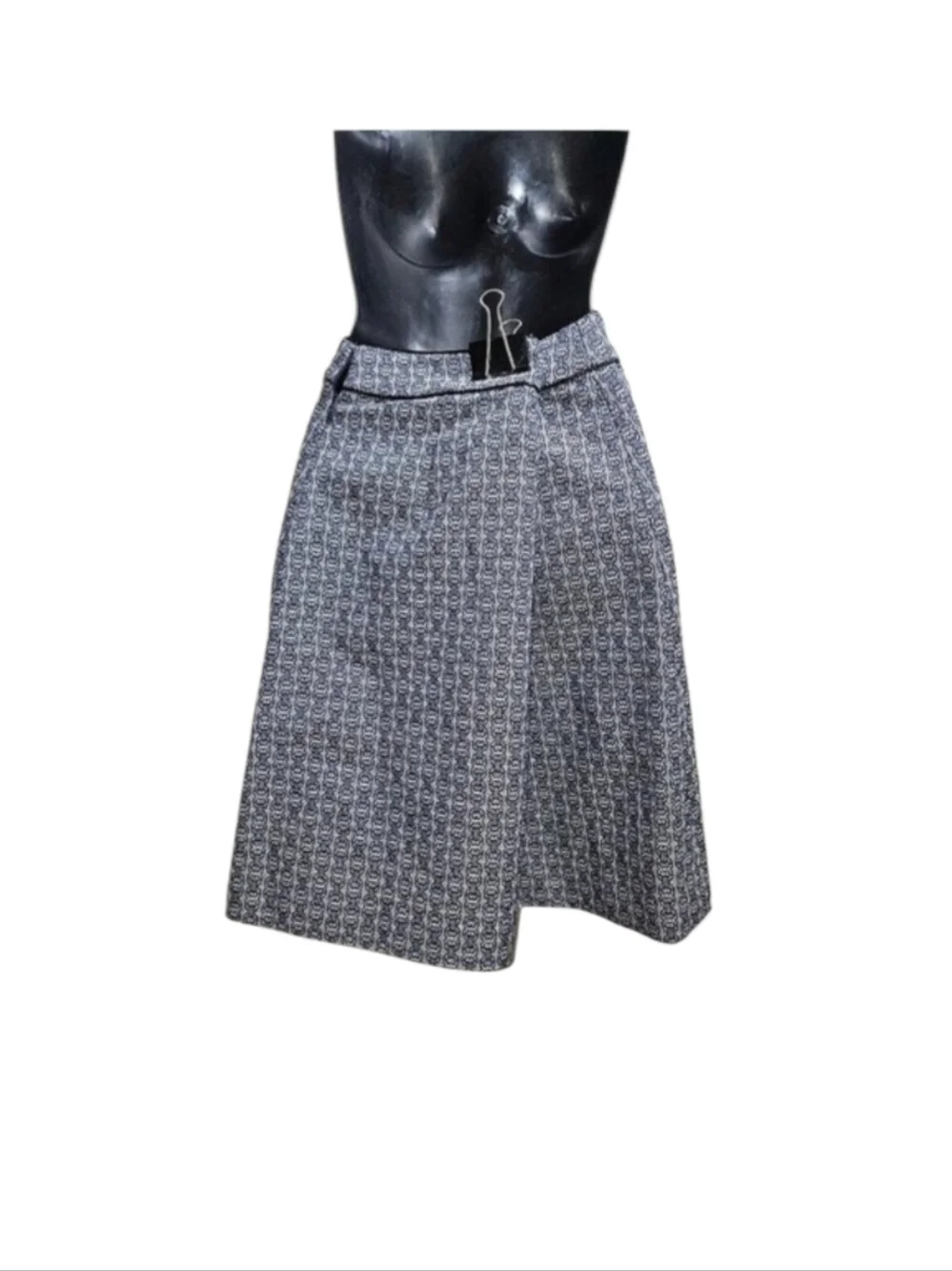 NWT Tory Burch Chaumont Jacquard Chain Pattern Skirt 2 XS